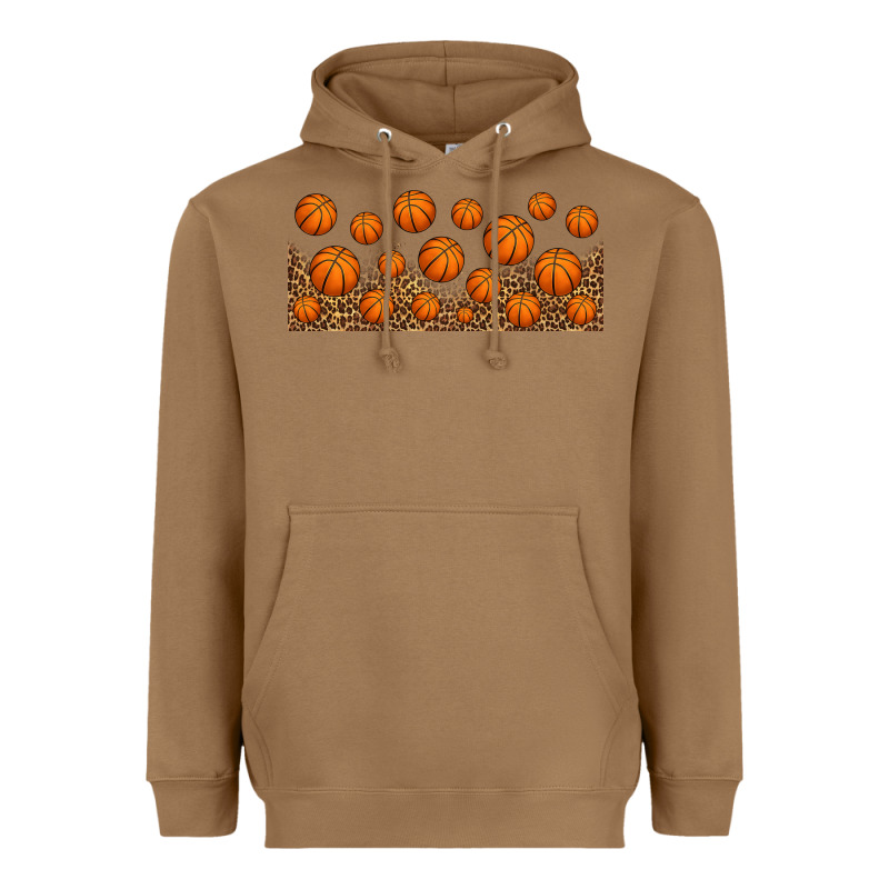Leopard Basketball 16oz Libbey Glass Heavyweight Hoodie by HRA Design Shop | Teevron