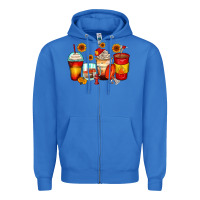 True Royal firefighter coffee cups Zipper Hoodie - Zillion Design Studio