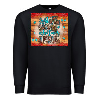 Black just a girl who loves jesus Premium Sweatshirt - JahusDesignShop