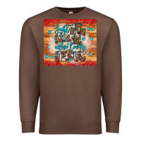 Chestnut just a girl who loves jesus Premium Sweatshirt - JahusDesignShop