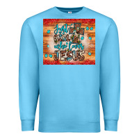 Ocean Blue just a girl who loves jesus Premium Sweatshirt - JahusDesignShop