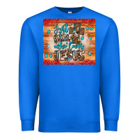 True Royal just a girl who loves jesus Premium Sweatshirt - JahusDesignShop