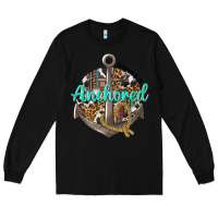 Black anchored hebrews 6 19 Long Sleeve Tee - texasbilliewilder