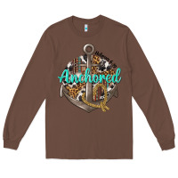 Chestnut anchored hebrews 6 19 Long Sleeve Tee - texasbilliewilder