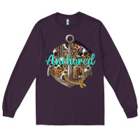 Plum anchored hebrews 6 19 Long Sleeve Tee - texasbilliewilder