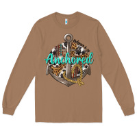 Toasted Coconut anchored hebrews 6 19 Long Sleeve Tee - texasbilliewilder