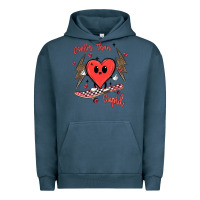 Pigment Midnight Navy cooler than cupid Urban Hoodie - MaliasSmallBusiness