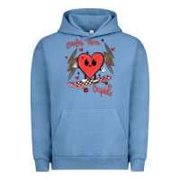 Pigment Pebble Blue cooler than cupid Urban Hoodie - MaliasSmallBusiness