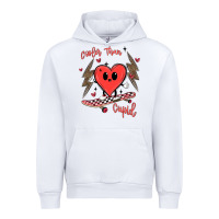 White cooler than cupid Urban Hoodie - MaliasSmallBusiness