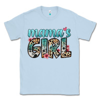 Dusty Blue mama s girl Classic Tee - Zillion Design Studio