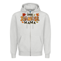 Dove Grey one thankful mama Zipper Hoodie - texasbilliewilder