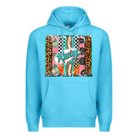 Ocean Blue racing brushstroke Premium Hoodie - AdoDesignShop