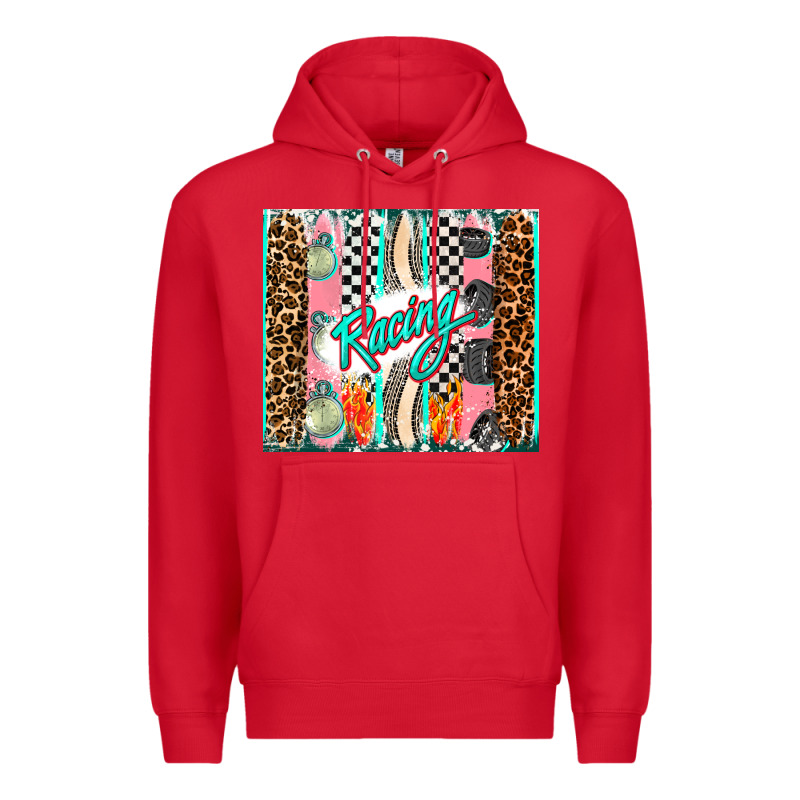Racing Brushstroke Premium Hoodie by AdoDesignShop | Teevron