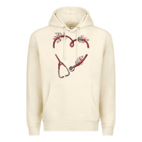 Sandshell custom heart stethoscope Premium Hoodie - MaliasSmallBusiness