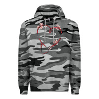 Slate Camo custom heart stethoscope Premium Hoodie - MaliasSmallBusiness