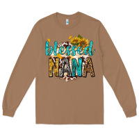Blessed Nana With Sunflowers Long Sleeve Tee | Teevron