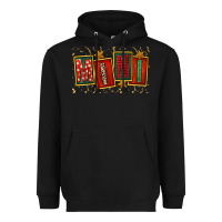 Black mini christmas Heavyweight Hoodie - FaDigitalArtStudio