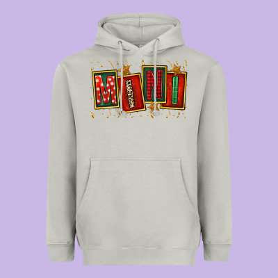 Mini Christmas Heavyweight Hoodie Designed By Fadigitalartstudio