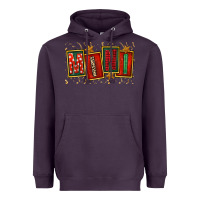 Plum mini christmas Heavyweight Hoodie - FaDigitalArtStudio