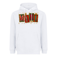 White mini christmas Heavyweight Hoodie - FaDigitalArtStudio