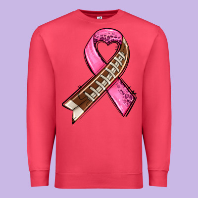 Breast Cancer Sport Ribbons Premium Sweatshirt Designed By Adodesignshop