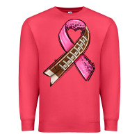 Cardinal breast cancer sport ribbons Premium Sweatshirt - AdoDesignShop