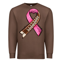 Chestnut breast cancer sport ribbons Premium Sweatshirt - AdoDesignShop