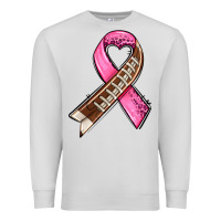 Dove Grey breast cancer sport ribbons Premium Sweatshirt - AdoDesignShop