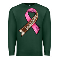Sports Green breast cancer sport ribbons Premium Sweatshirt - AdoDesignShop