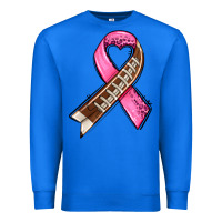 True Royal breast cancer sport ribbons Premium Sweatshirt - AdoDesignShop