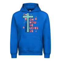 Cobalt oh how he loves us ephesians 2 4 8 Urban Hoodie - MaliasSmallBusiness