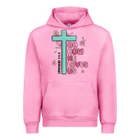 Fuchsia Pink oh how he loves us ephesians 2 4 8 Urban Hoodie - MaliasSmallBusiness