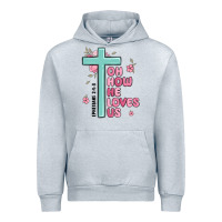 Heather Grey oh how he loves us ephesians 2 4 8 Urban Hoodie - MaliasSmallBusiness