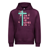 Oh How He Loves Us Ephesians 2 4 8 Urban Hoodie | Teevron