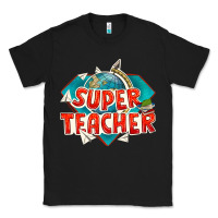 Black super teacher Classic Tee - texasbilliewilder