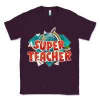 Plum super teacher Classic Tee - texasbilliewilder
