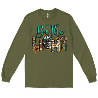 Army Green be the light matthew 5 14 Long Sleeve Tee - RanaPortraitStore