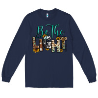 Navy be the light matthew 5 14 Long Sleeve Tee - RanaPortraitStore