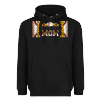 Black leopard baseball mom 16oz libbey glass Heavyweight Hoodie - HRA Design Shop