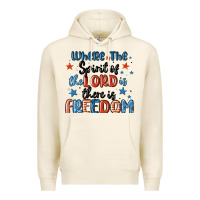 Tofu where the spirit of the lord is there is freedom Premium Hoodie - MaliasSmallBusiness