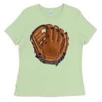 Matcha baseball glove Ladies Tee - BarkalooDesign