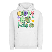 Pigment Lunar Rock happy go lucky Urban Hoodie - MaliasSmallBusiness