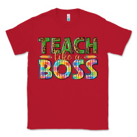 Red teach like a boss Classic Tee - texasbilliewilder