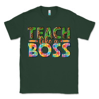 Sports Green teach like a boss Classic Tee - texasbilliewilder