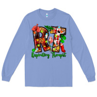 Colony Blue christmas respiratory therapist Long Sleeve Tee - Zillion Design Studio