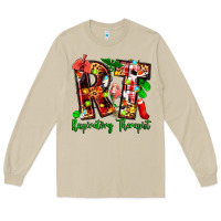 Mushroom christmas respiratory therapist Long Sleeve Tee - Zillion Design Studio