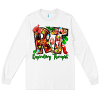 White christmas respiratory therapist Long Sleeve Tee - Zillion Design Studio