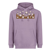 Lavender leopard baseball 16oz libbey glass Heavyweight Hoodie - HRA Design Shop