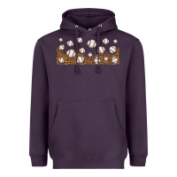 Plum leopard baseball 16oz libbey glass Heavyweight Hoodie - HRA Design Shop