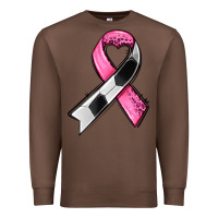 Chestnut breast cancer sport ribbons Premium Sweatshirt - AdoDesignShop